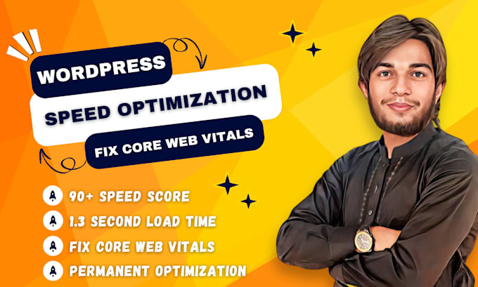 Gig Preview - Increase your wordpress website speed and fix cls issues of core web vitals