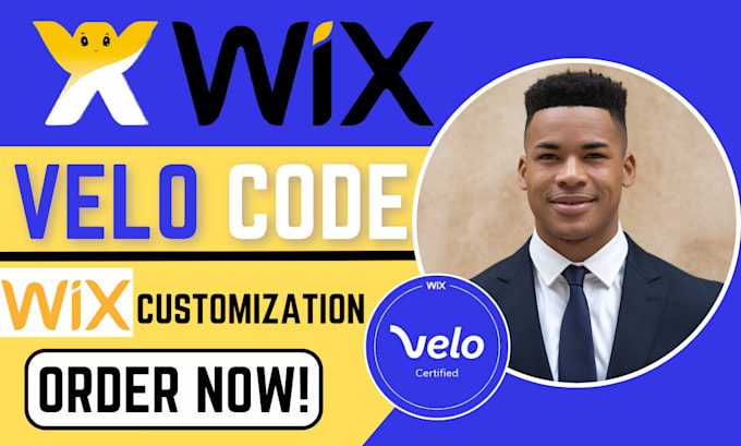 Gig Preview - Customize your wix website with wix code, wix velo code, and custom wix database