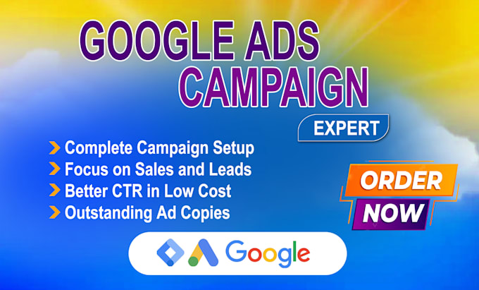 Gig Preview - Set up effective google PPC ads adwords search campaign