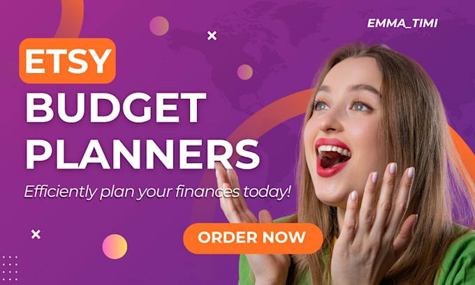 Bestseller - design etsy budget planner and etsy savings planner, google spreadsheet planner