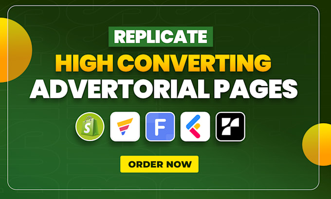 Gig Preview - Replicate high converting advertorial or listicle pages