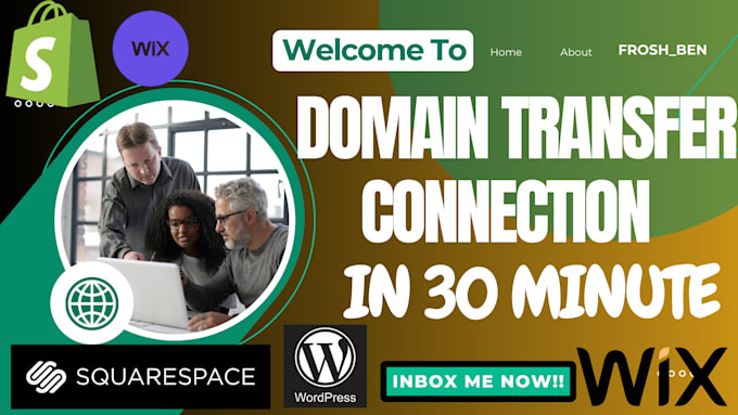 Bestseller - connect or transfer domain to shopify, wix, wordpress, squarespace