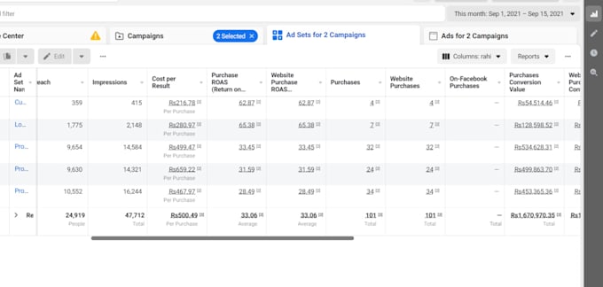 Gig Preview - Run your ads campaign on facebook, instagram and tik tok