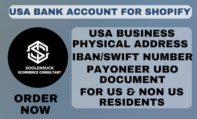 Gig Preview - Create USA payout method setup for ecommerce platform wise bank creation