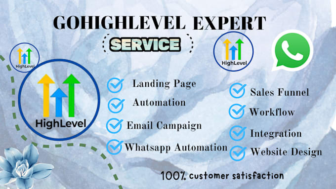 Gig Preview - Setup gohighlevel whatsapp ai booking bot gohighlevel whatsapp automation