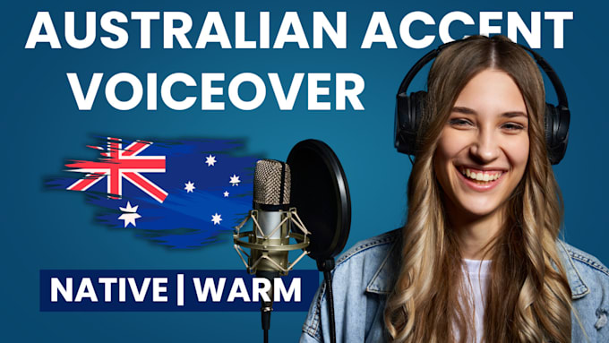 Gig Preview - Be your professional female australian voice actor or voice over artist