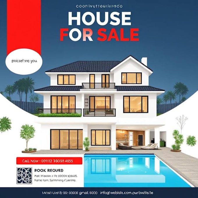 Gig Preview - Custom real estate flyer design for house on sale