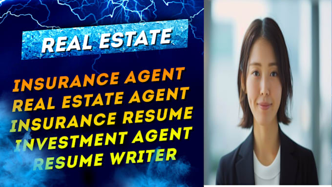 Gig Preview - Write a real estate resume real estate broker linkedin optimization and cv