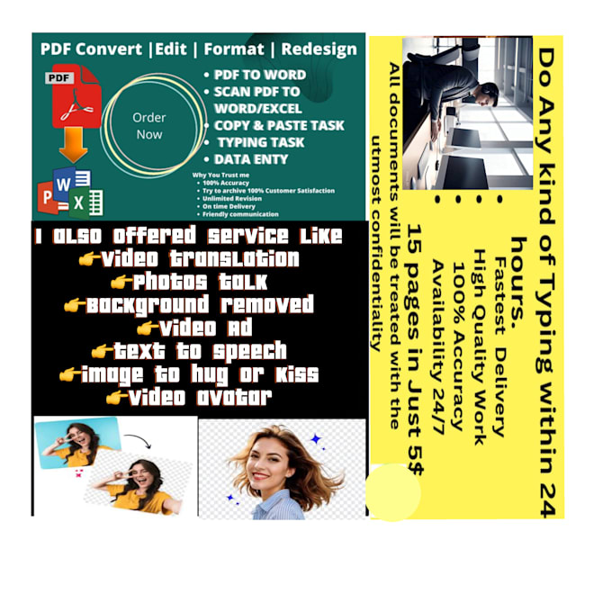 Bestseller - do  data entry, virtual assistant, file conversion, typing