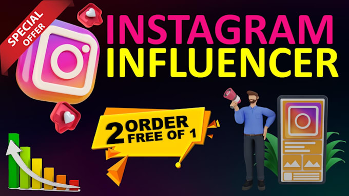 Gig Preview - Find instagram influencer tiktok youtube influencer for marketing