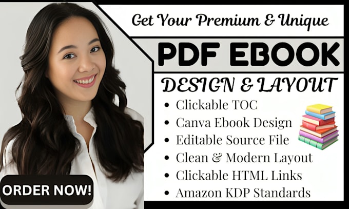 Gig Preview - Design ebooks pdfs workbooks lead magnets kindle books in canva