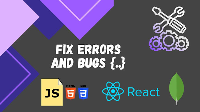 Gig Preview - Fix javascript ,react, mongodb, HTML, and tailwindcss bugs