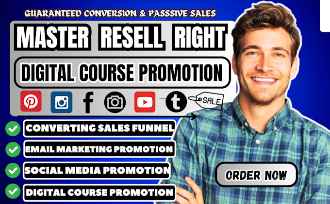 Bestseller - promote master resell right courses dwa, ubc, dba, with email campaign for sales