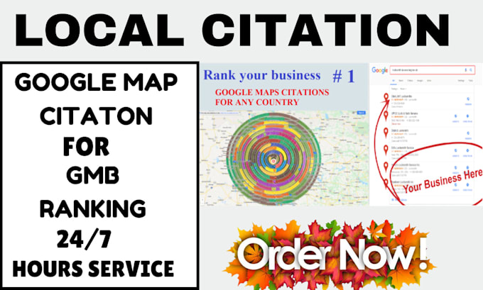 Gig Preview - Optimize gmb monthly local SEO via google maps citations, ranking gmb