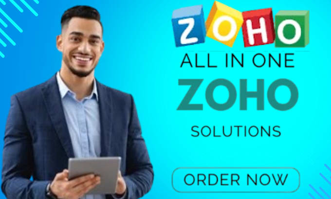 Gig Preview - Set up your zoho CRM, zoho creator, zoho campaigns, zoho form and zoho books