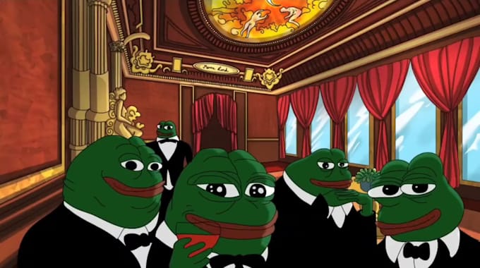 Gig Preview - Do memecoin animated video, 2d animated GIF, pepe style crypto meme