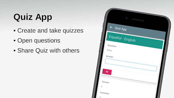 Gig Preview - Develop quiz app with admin dashboard