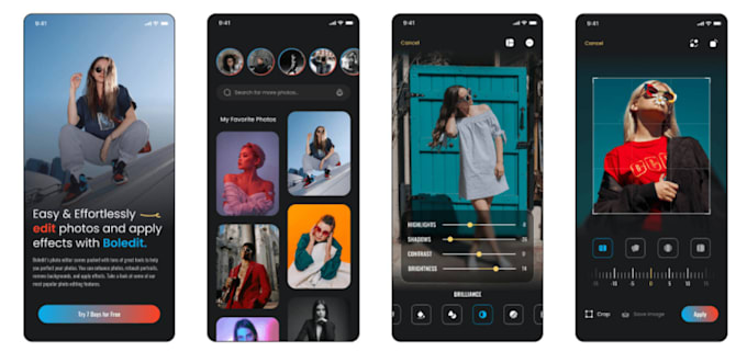 Gig Preview - Create a photo editing app, video editing app, ai image generator