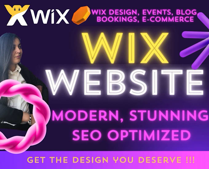 Gig Preview - Do wix website design or wix redesign, wix responsive and SEO optimized design