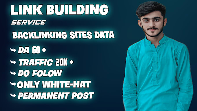 Gig Preview - Seo backlinks high quality dofollow high da authority link building service