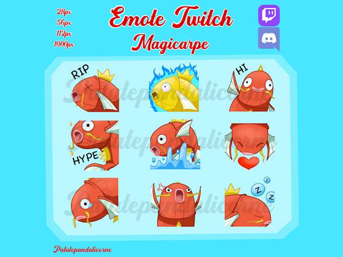 Gig Preview - Create emotes for twitch or discord