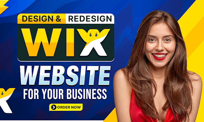 Gig Preview - Build wix website design and redesign wix website design wix website redesign