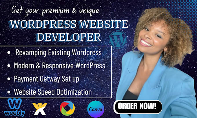 Gig Preview - Wordpress redesign, wordpress development, wordpress website design