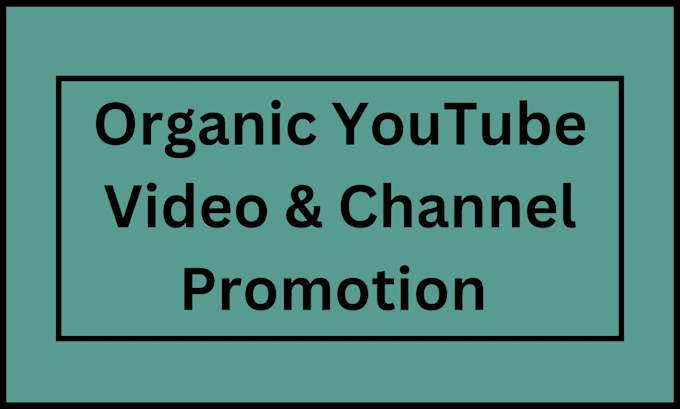 Bestseller - do organic youtube video promotion for your channel growth