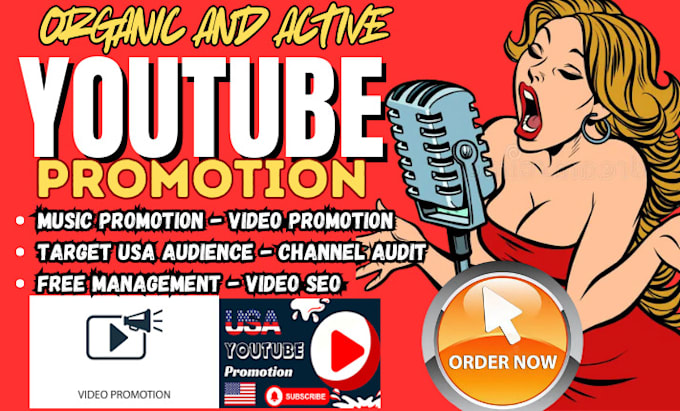 Gig Preview - Do USA youtube promotion, music video promotion, channel audit, monetization