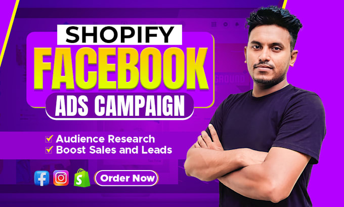 Gig Preview - Setup shopify facebook ads, instagram ads, social media marketing