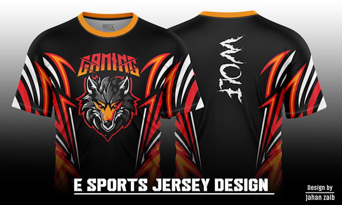 Gig Preview - Do custom sublimation esports jersey design