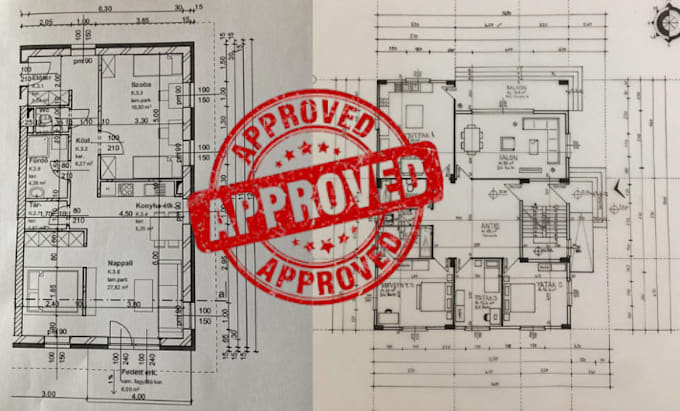 Bestseller - draw architecture, structure and mep drawings set for city permits with stamp