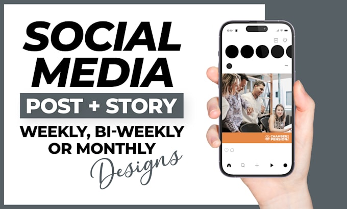 Gig Preview - Design for your weekly or monthly social media posts and stories