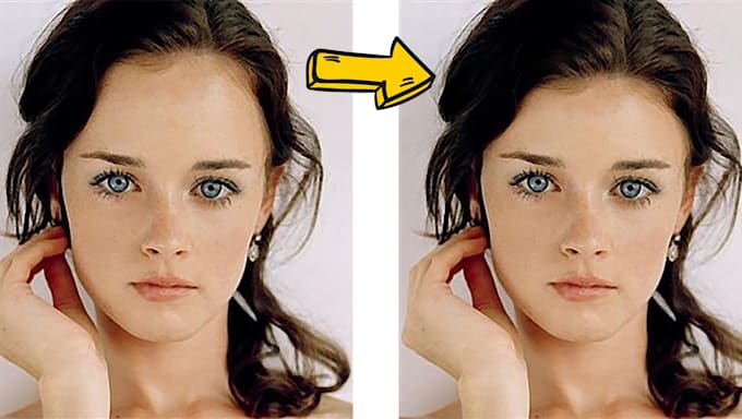 Bestseller - edit your photo and make your forehead look narrower with photoshop