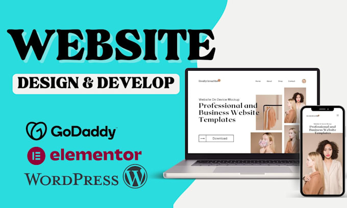 Gig Preview - Design godaddy website with godaddy builder