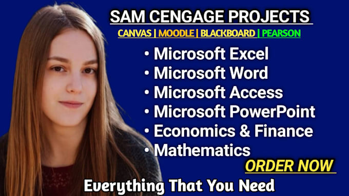 Gig Preview - Do your sam cengage and ms office projects urgently