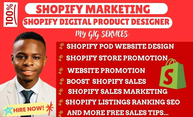 Gig Preview - Increase shopify sales do shopify marketing pinterest ads sales funnel for sales