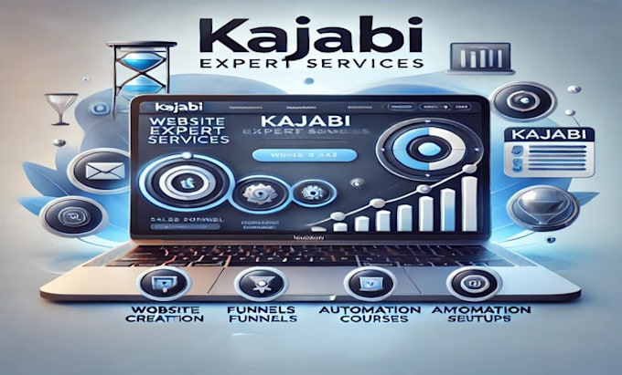 Gig Preview - Create a high converting kajabi website, funnel, and course platform