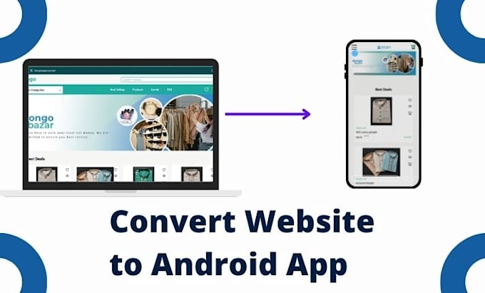 Bestseller - convert your website into a professional android app