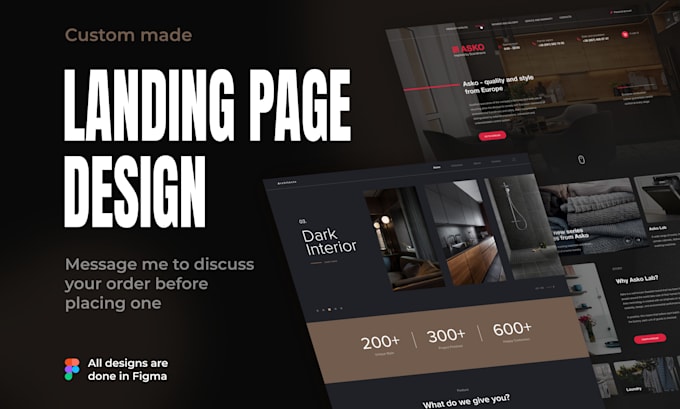 Gig Preview - Create high converting landing page design