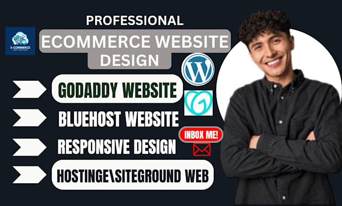 Bestseller - create ecommerce store, hostinger website, godaddy, siteground, bluehost website