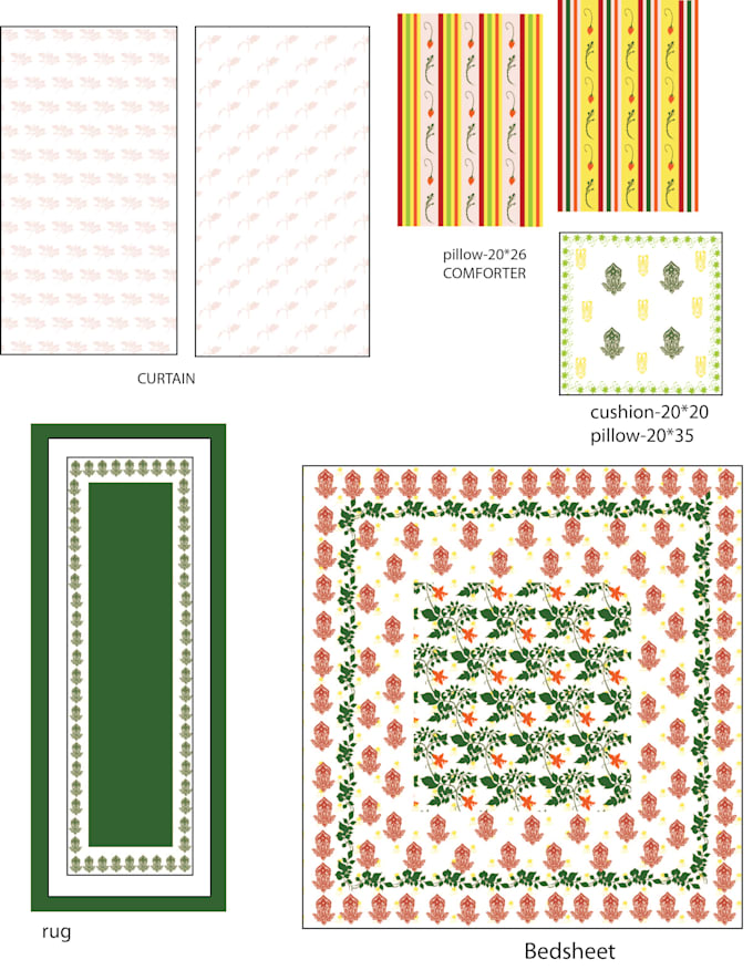 Gig Preview - Create custom textile patterns for fabrics and prints