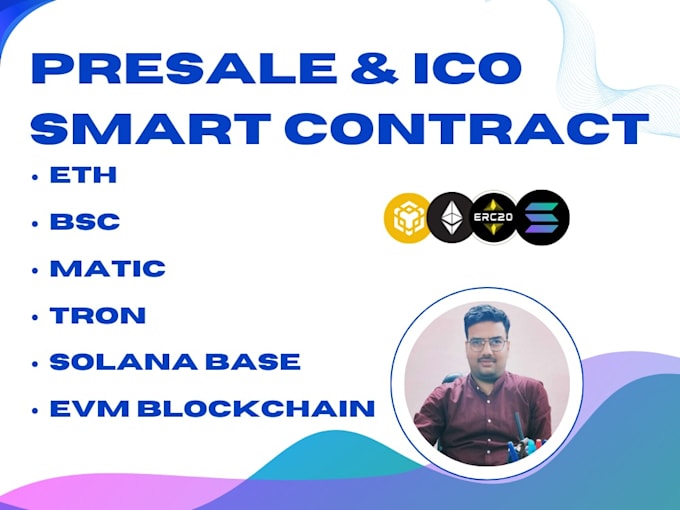 Gig Preview - Ico presale website presale smart contract token integration web3 dapp blockchan