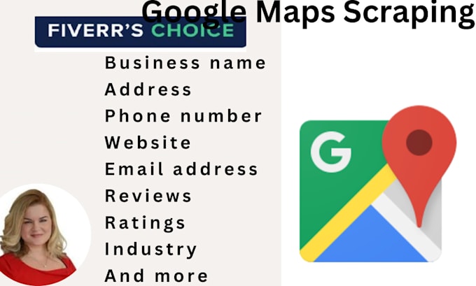 Gig Preview - Google maps email scraping, map scraping