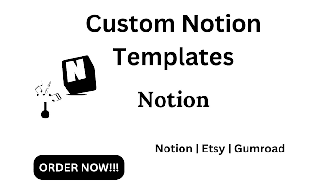 Bestseller - design custom aesthetic notion templates tailored for you