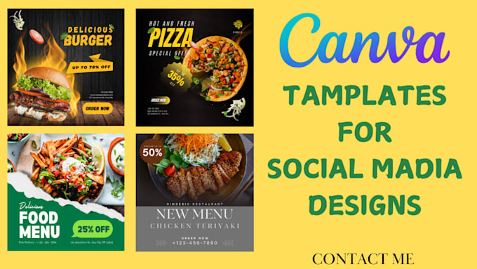 Gig Preview - Design social media posts , banner, instagram posts in canva