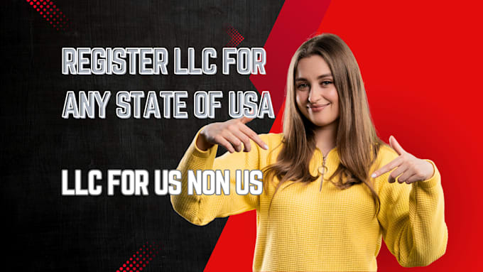 Gig Preview - Register llc for any state of USA company formation with ein both US non US