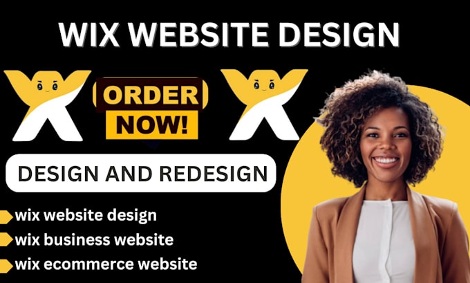 Gig Preview - Wix website design wix redesign wix design wix website redesign