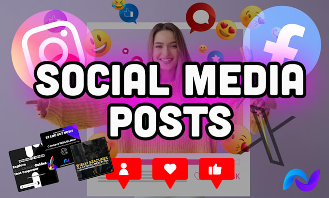 Gig Preview - Design social media posts for you brand or theme page