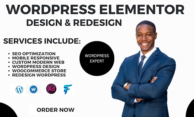 Gig Preview - Fix wordpress website design with elementor pro, woocommerce store